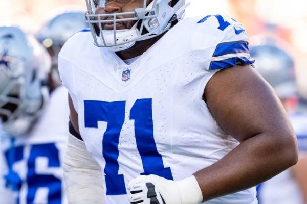 Cowboys OL Chuma Edoga (toe) out at least a month