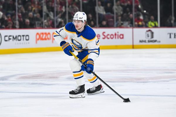 Sabres’ Bowen Byram returns to Denver to face Avs