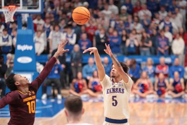 No. 11 Kansas rides strong second half to beat Arizona State