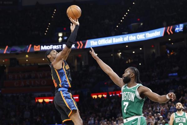 NBA roundup: Thunder take down Celtics, win 15th straight