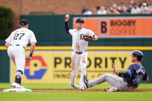 Tigers rally past Rays for fifth straight win