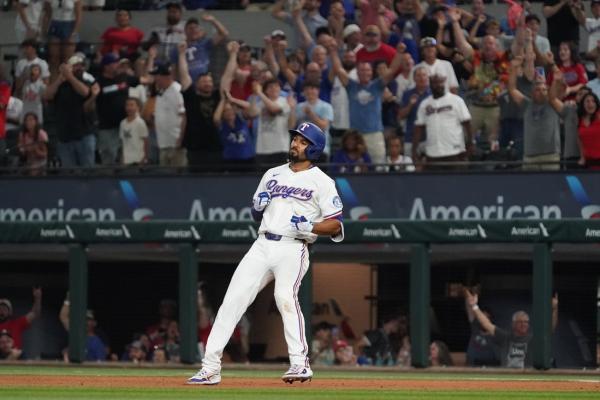 Marcus Semienâs walk-off single in 10th lifts Rangers over hapless Braves