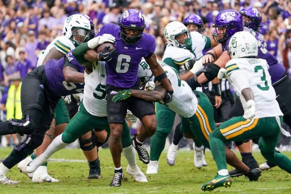 Three interceptions help TCU hold off rival Baylor