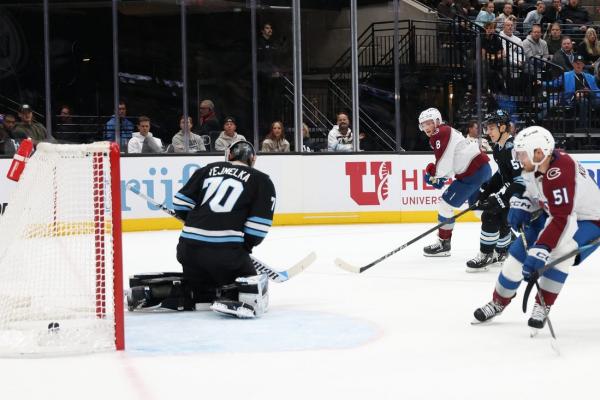 Casey Mittelstadt’s 3-point game propels Avs past Utah