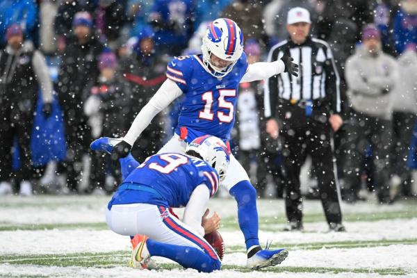 Bills K Matt Prater active vs. Jaguars