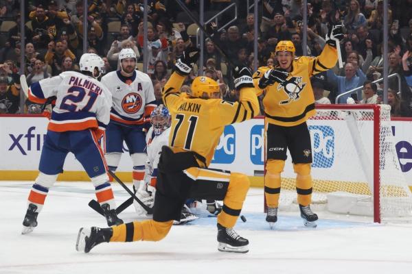 Penguins outlast Islanders to spoil Matthew Schaefer’s debut
