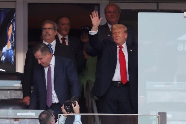 President Trump attends Yankees game on 9/11