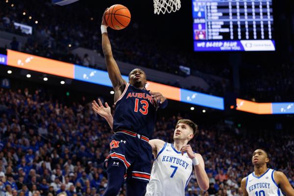 No. 1 Auburn takes care of SEC foe No. 17 Kentucky