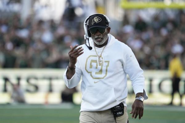 Colorado coach Deion Sanders decries late kickoff time