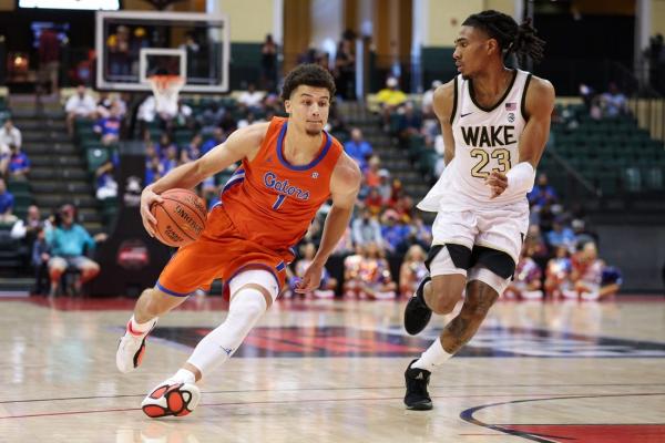 No. 18 Florida remains unbeaten, scoots past Wake Forest