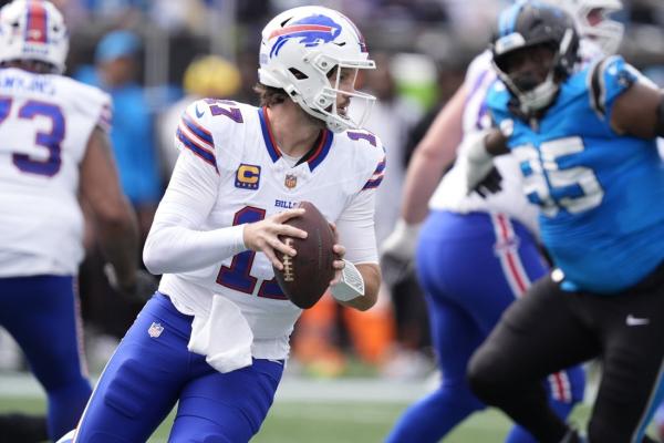 Bills roll past Panthers to win for first time in October