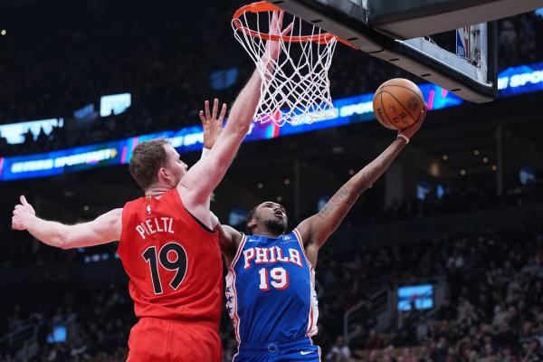 Career-highs for Jared Rhoden, Orlando Robinson lift Raptors over Sixers