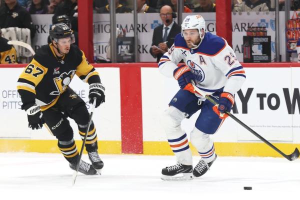 Leon Draisaitl reaches milestone as Oilers top Penguins