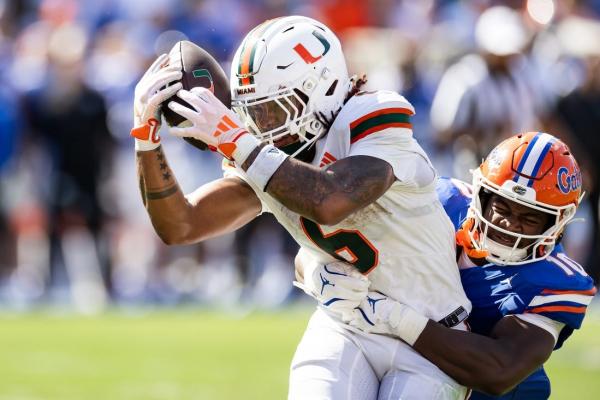 Cam Ward (3 TDs), No. 19 Miami dominate rival Florida