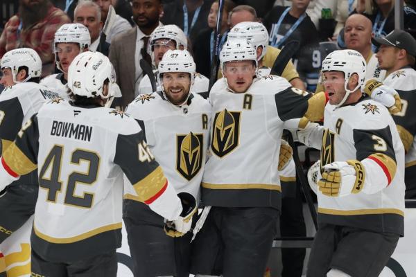 Jack Eichel's 3 points lead Golden Knights past Mammoth