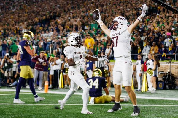 Miami, Texas A&M rise in AP Top 25 poll, Ohio State stays No. 1