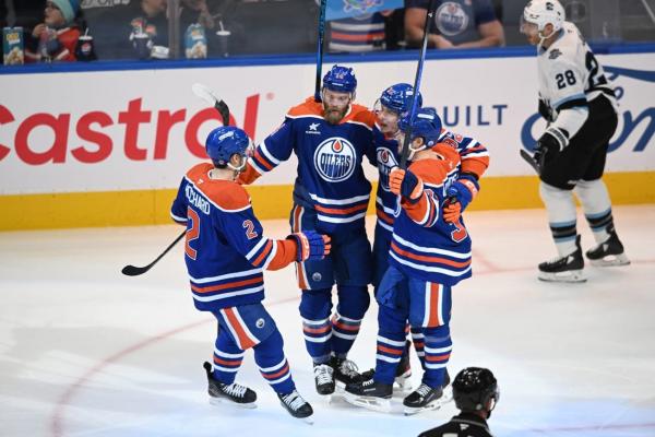 Oilers strike for quick-fire goals in 2nd period, take down Utah Hockey Club