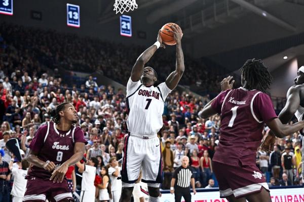 Tyon Grant-Foster scores 15 to lead No. 21 Gonzaga over Texas Southern