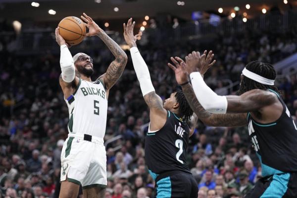 Jerami Grant (35), Blazers hand Bucks 5th straight loss