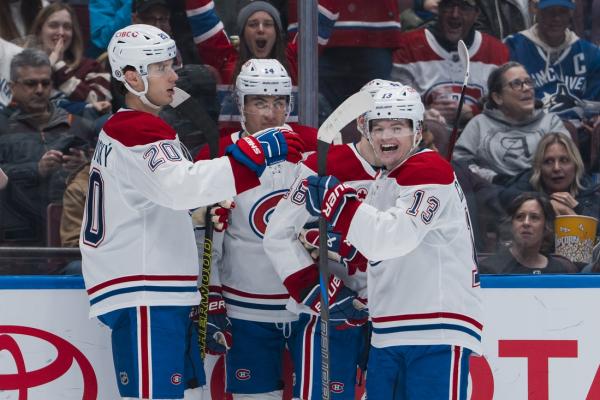 Habs ride Juraj Slafkovsky’s 3-point game to win over Canucks