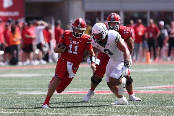 No. 11 Utah tops  Baylor despite injury to QB Cam Rising