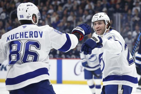 Lightning F Brayden Point (lower body) out vs. Blues