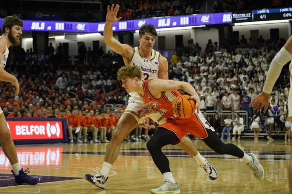 Nick Martinelli propels Northwestern past No. 19 Illinois in OT