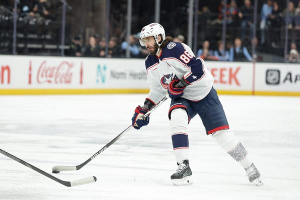 Reports: Blue Jackets F Kirill Marchenko hit by puck, breaks jaw