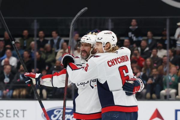 Alex Ovechkin scores two more, gets injured as Caps top Utah