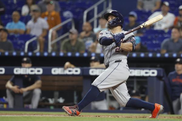 Three multi-run hits propel Astros to victory over Marlins