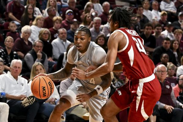 No. 8 Texas A&M pull away late to seal win over Arkansas