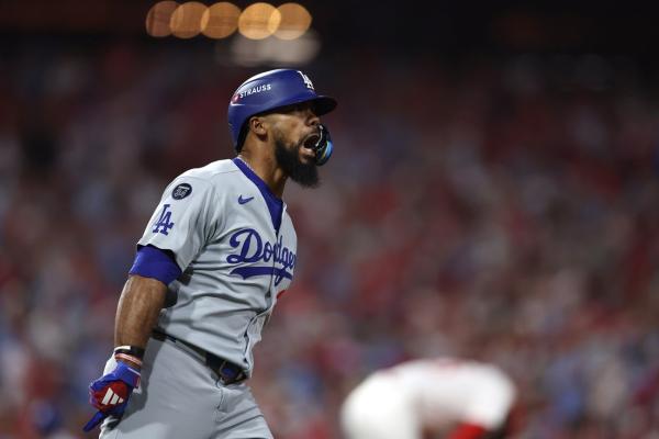 Teoscar Hernandezâs 3-run blast powers Dodgers past Phillies in NLDS Game 1
