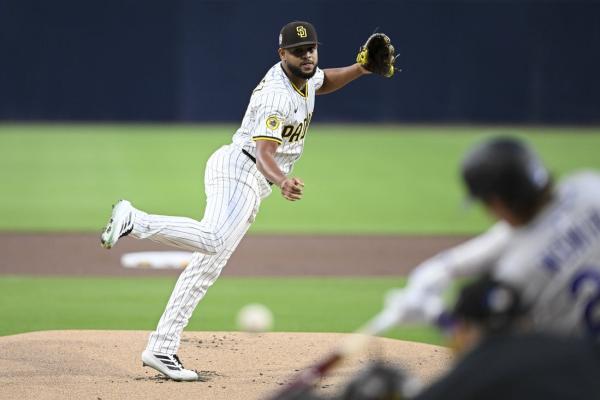 Randy Vasquez whiffs 9 as Padres shut out Rockies