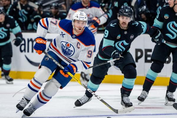 Streaking Oilers continue dominance of Kraken