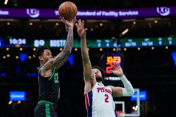 NBA roundup: Celtics snap Pistons’ 13-game winning streak