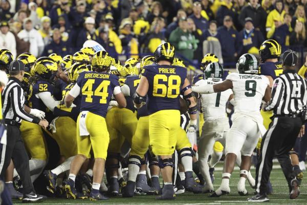 Big Ten: No disicipline for Spartans-Wolverines fight