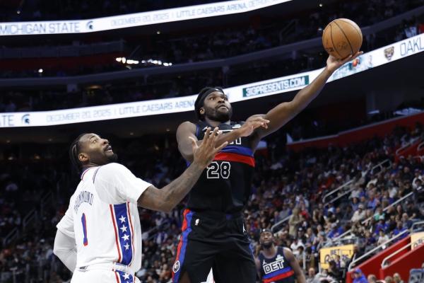 Javonte Green helps short-handed Pistons rally past 76ers