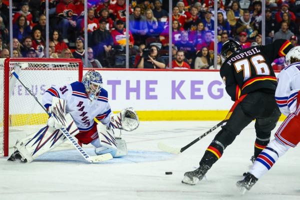 Flames squander lead, recover to beat Rangers