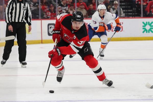 Devils star Jack Hughes (hand) out with non-hockey injury