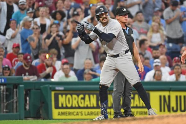 Aaron Judge, Jazz Chisholm Jr. power Yankees' rout of Phillies thumbnail