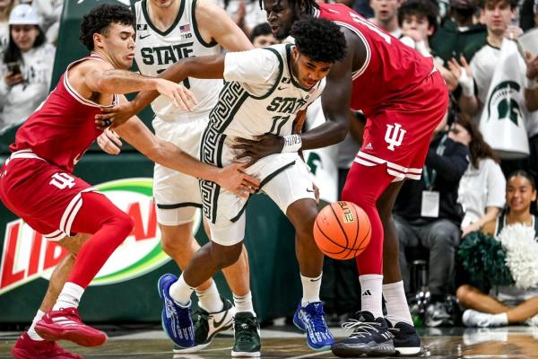 Indiana hangs on to stun No. 11 Michigan State