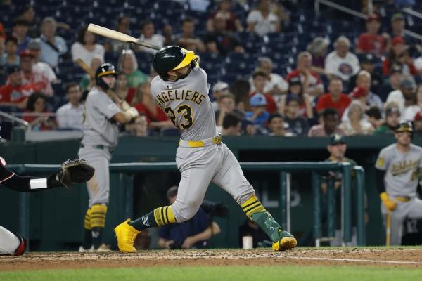 MLB roundup: Shea Langeliers (3 HRs) leads A’s to blowout win