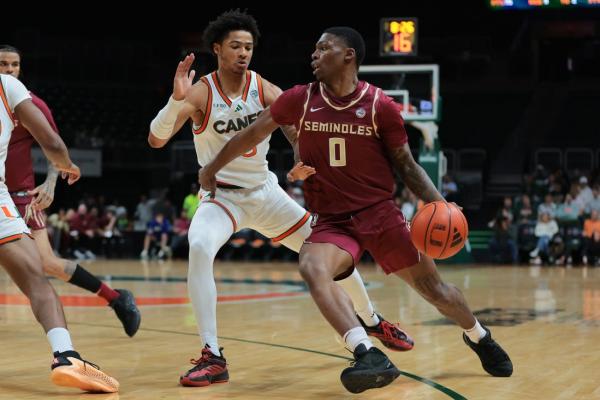 Malique Ewin’s double-double guides Florida State past Miami