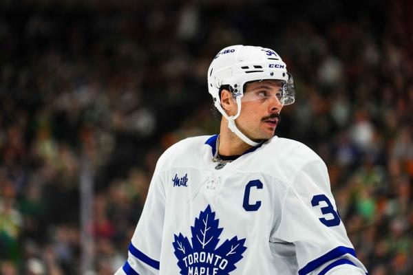 Maple Leafs’ Auston Matthews (upper body) out vs. Bruins