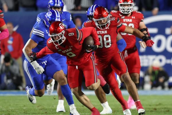 No. 15 BYU holds off No. 23 Utah for third straight win in Holy War rivalry