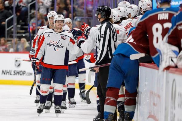 Connor McMichael scores twice in Capitals’ win over Avalanche