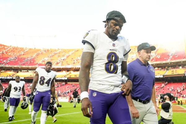 Lamar Jackson (hamstring) remains sidelined as Ravens prepare for Rams