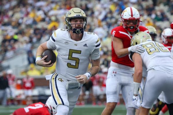 Georgia Tech steamrolls VMI, 59-7