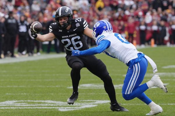 No. 11 BYU stays unbeaten with comeback win at Iowa State