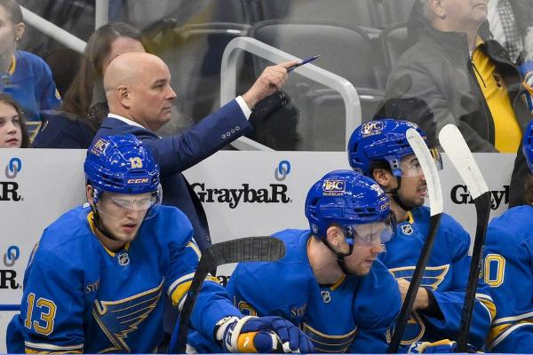 Blues host Sharks looking to keep winning under new coach